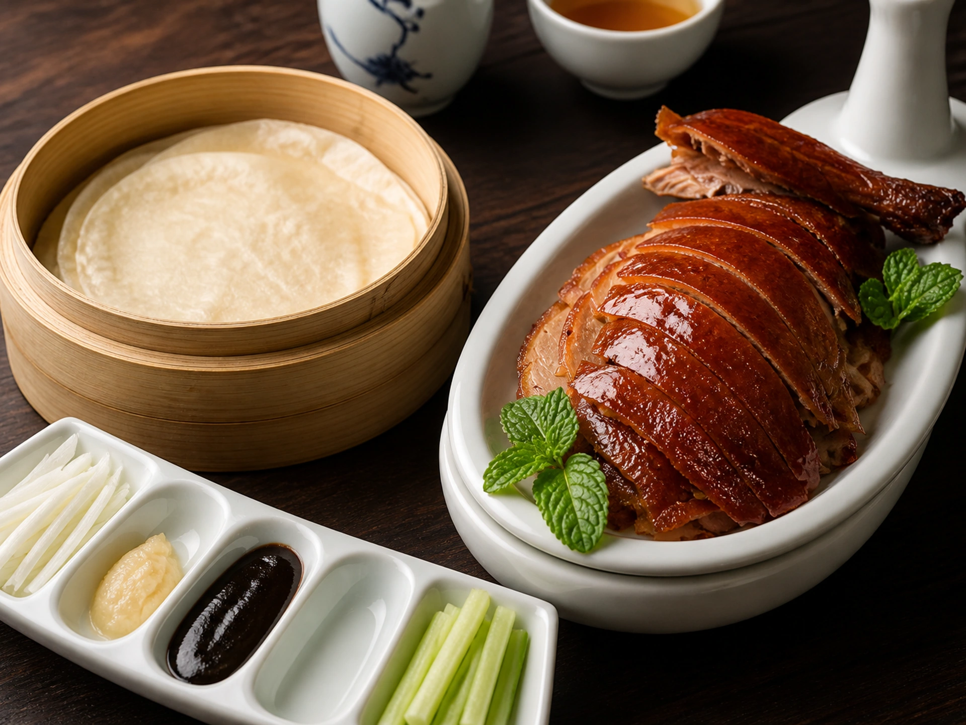 Peking duck carved tableside in Beijing