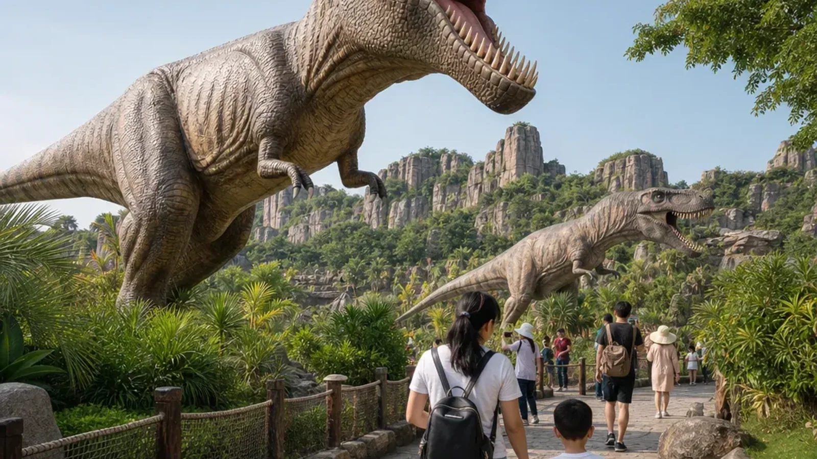 China Dinosaur Park in Changzhou