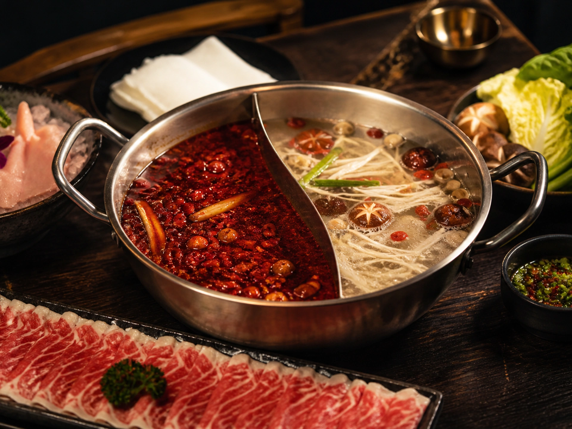 Sichuan hotpot in Chengdu