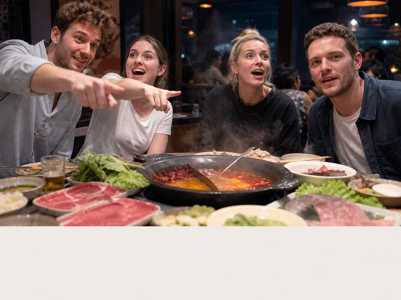 Travelers ordering more food