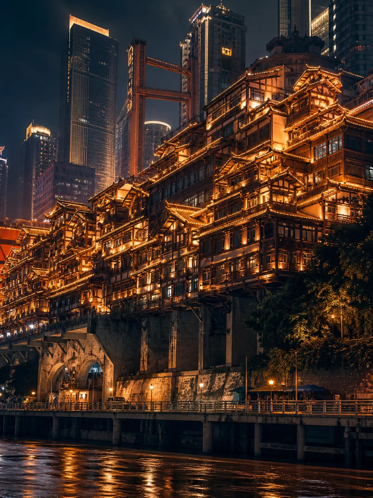 Hongya Cave in Chongqing