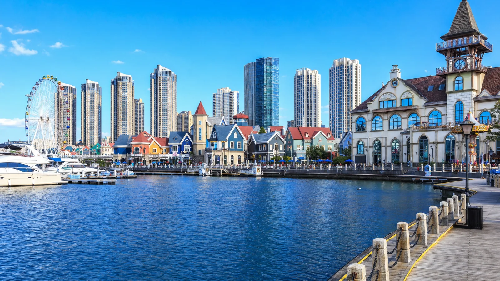 Fisherman's Wharf in Dalian