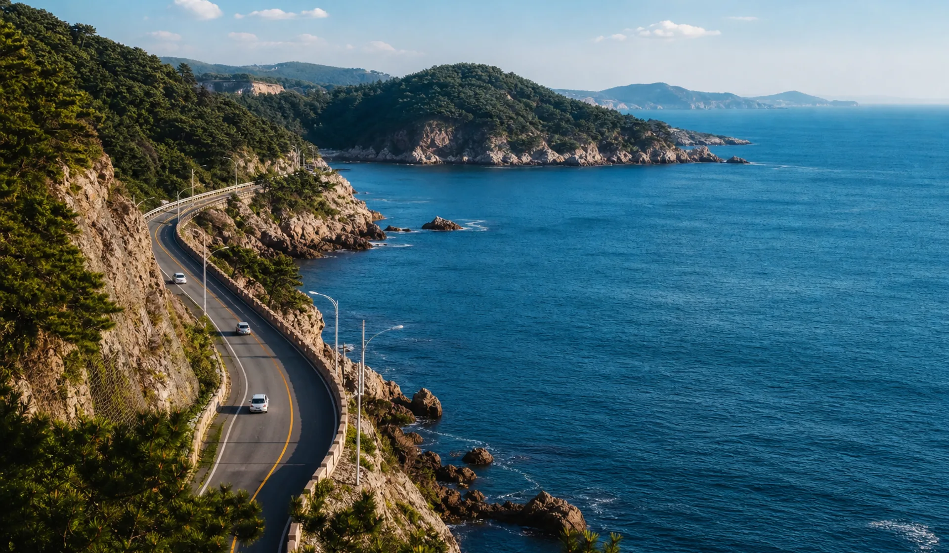 Binhai Road in Dalian