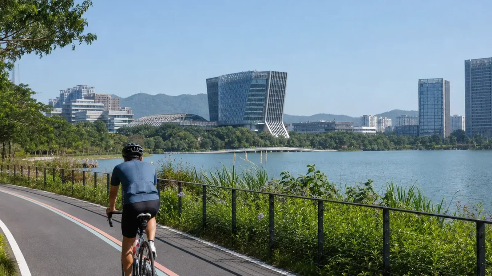 Songshan Lake paths in Dongguan