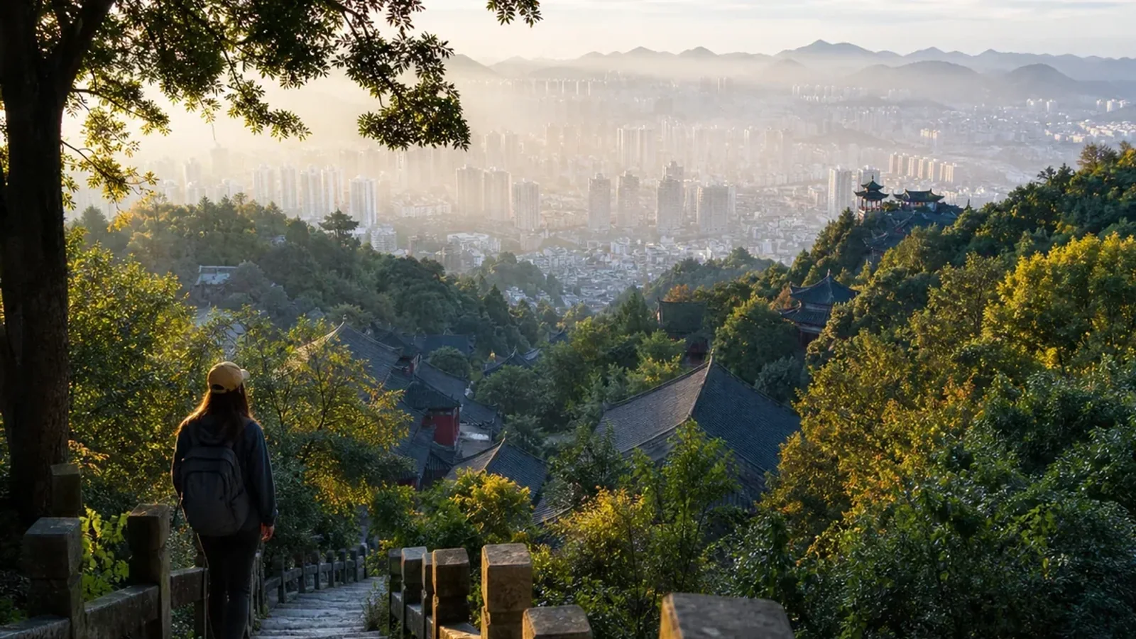 Qianling Mountain mornings in Guiyang