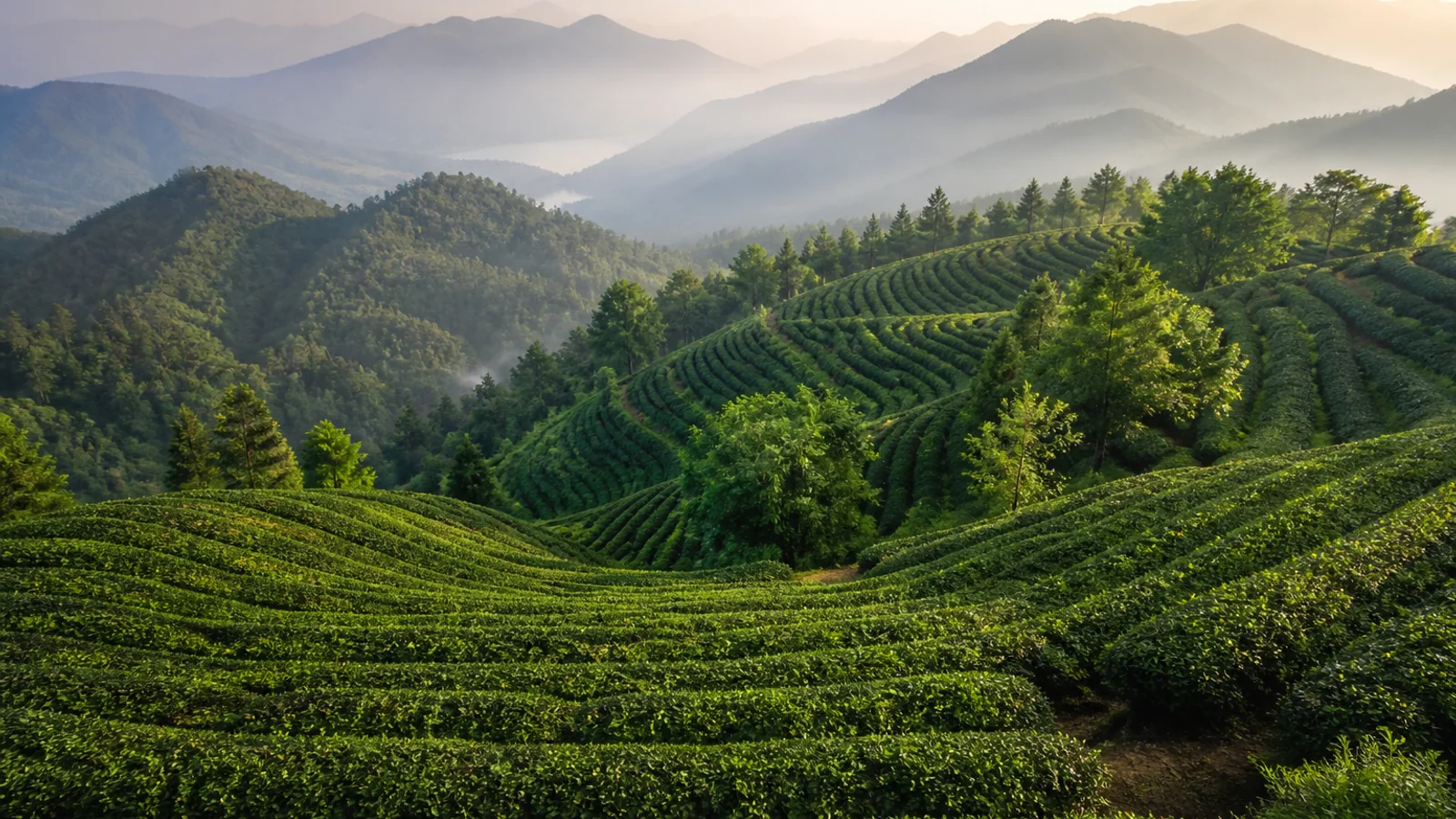 Longjing tea villages in Hangzhou