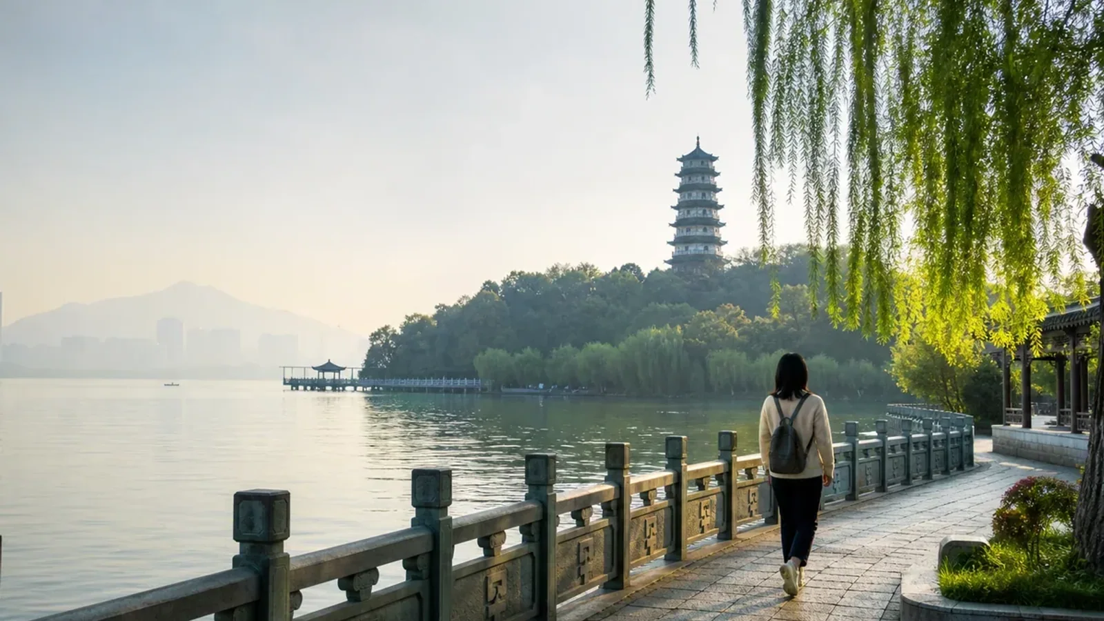 West Lake city calm in Huizhou