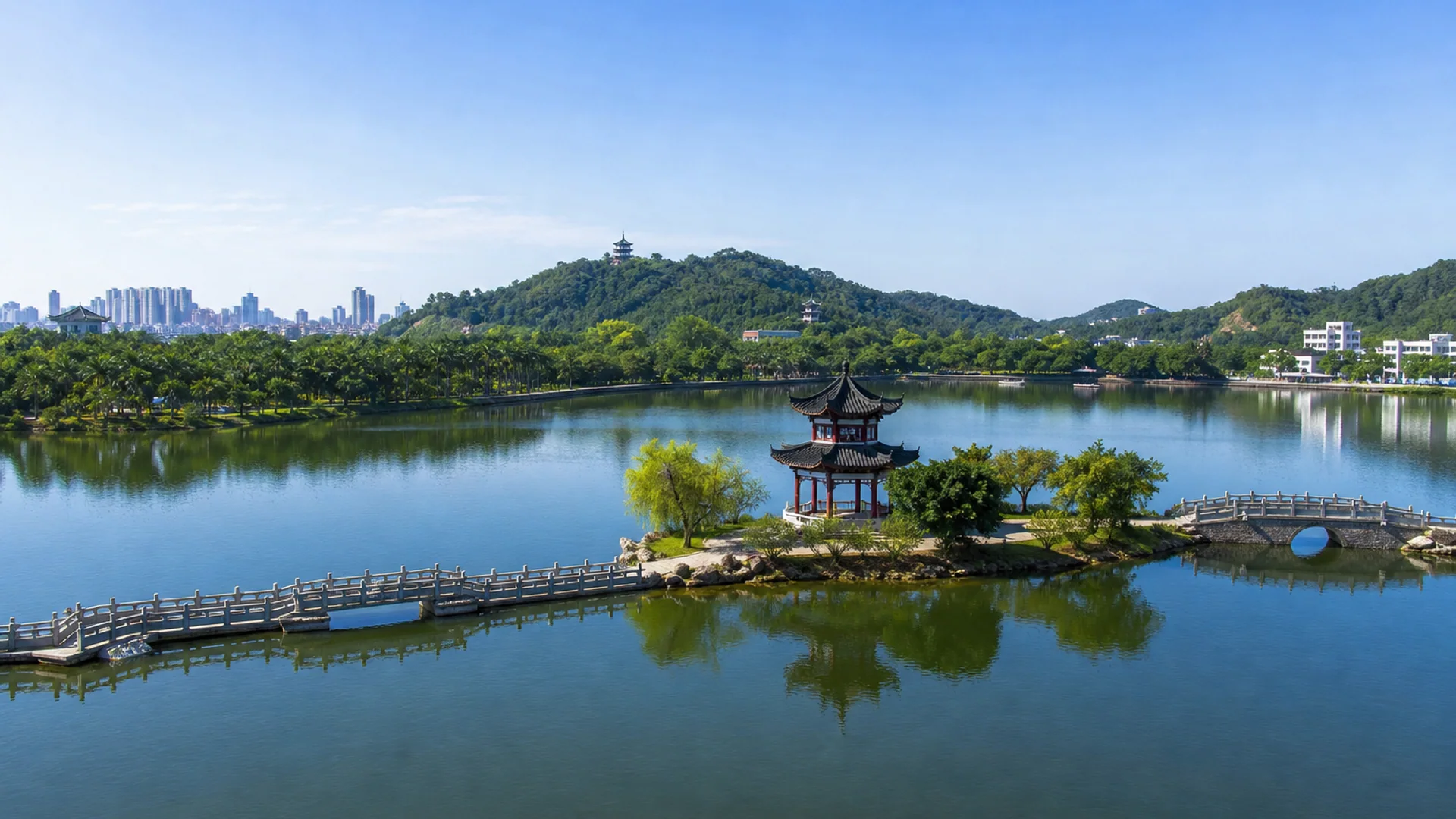 Huizhou West Lake in Huizhou