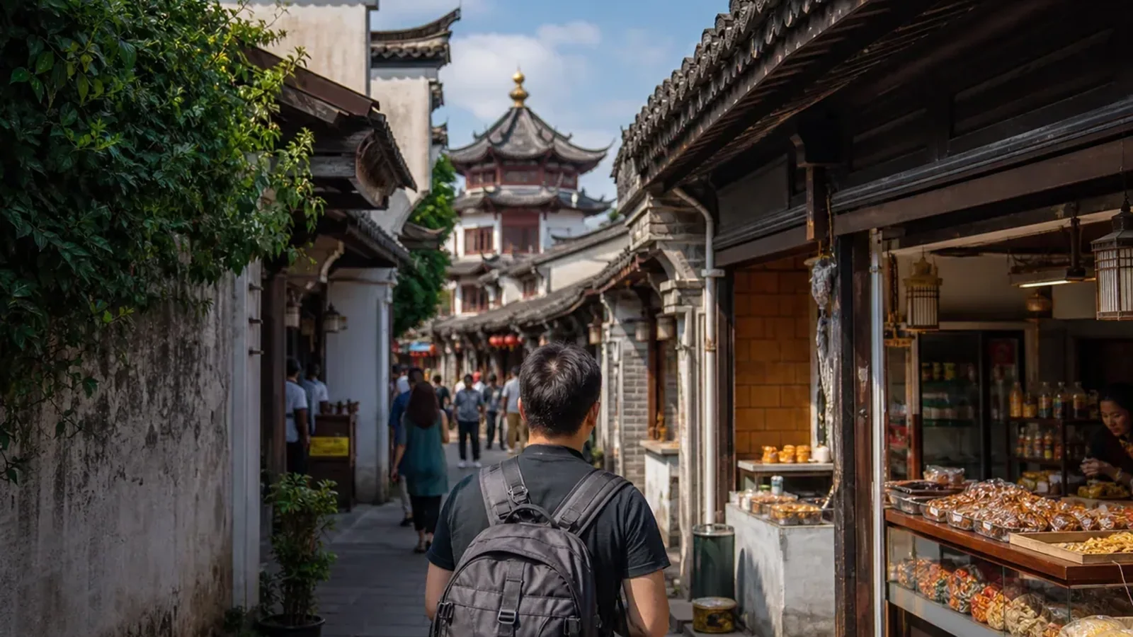 Ancient city lanes in Jinhua