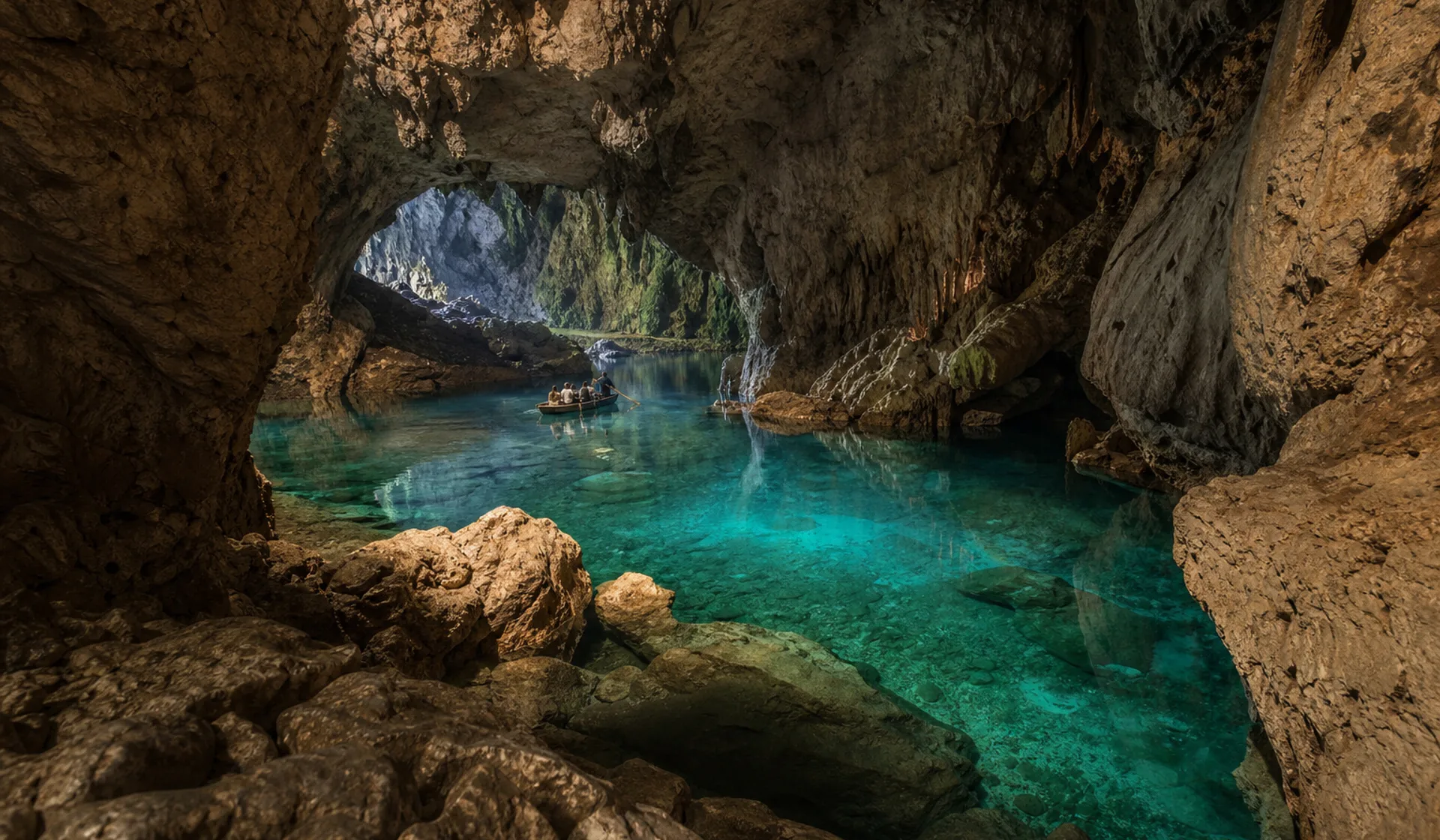 Double Dragon Cave in Jinhua
