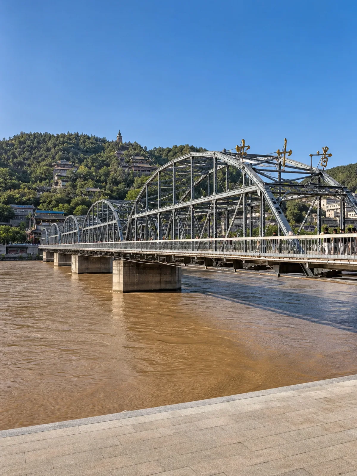 Zhongshan Bridge in Lanzhou