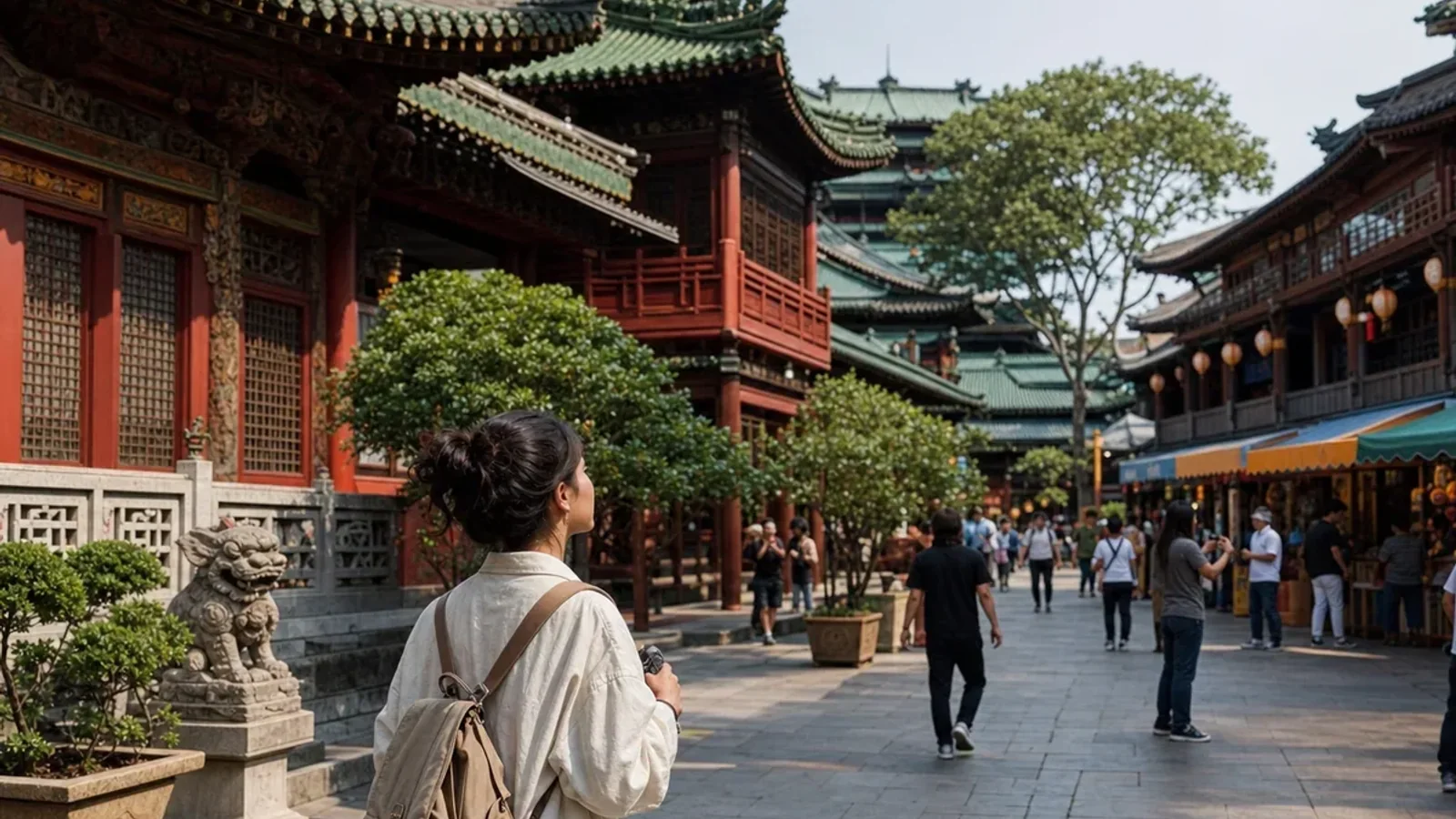 Wanshou Palace district in Nanchang