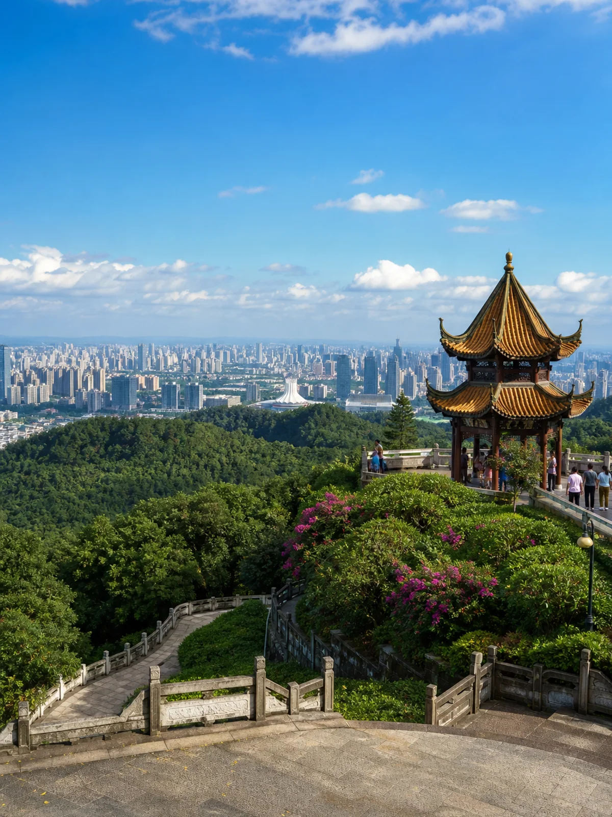 Qingxiu Mountain in Nanning