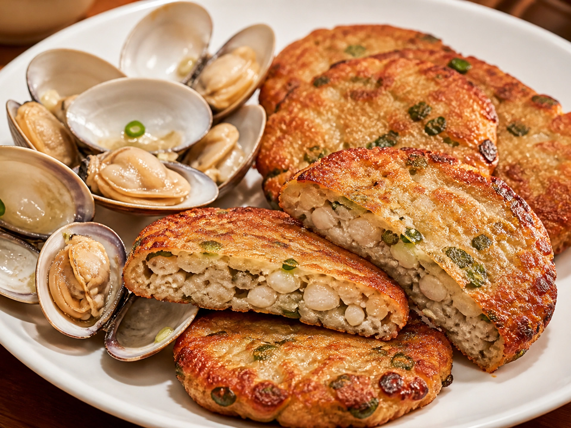 Clam cakes in Nantong