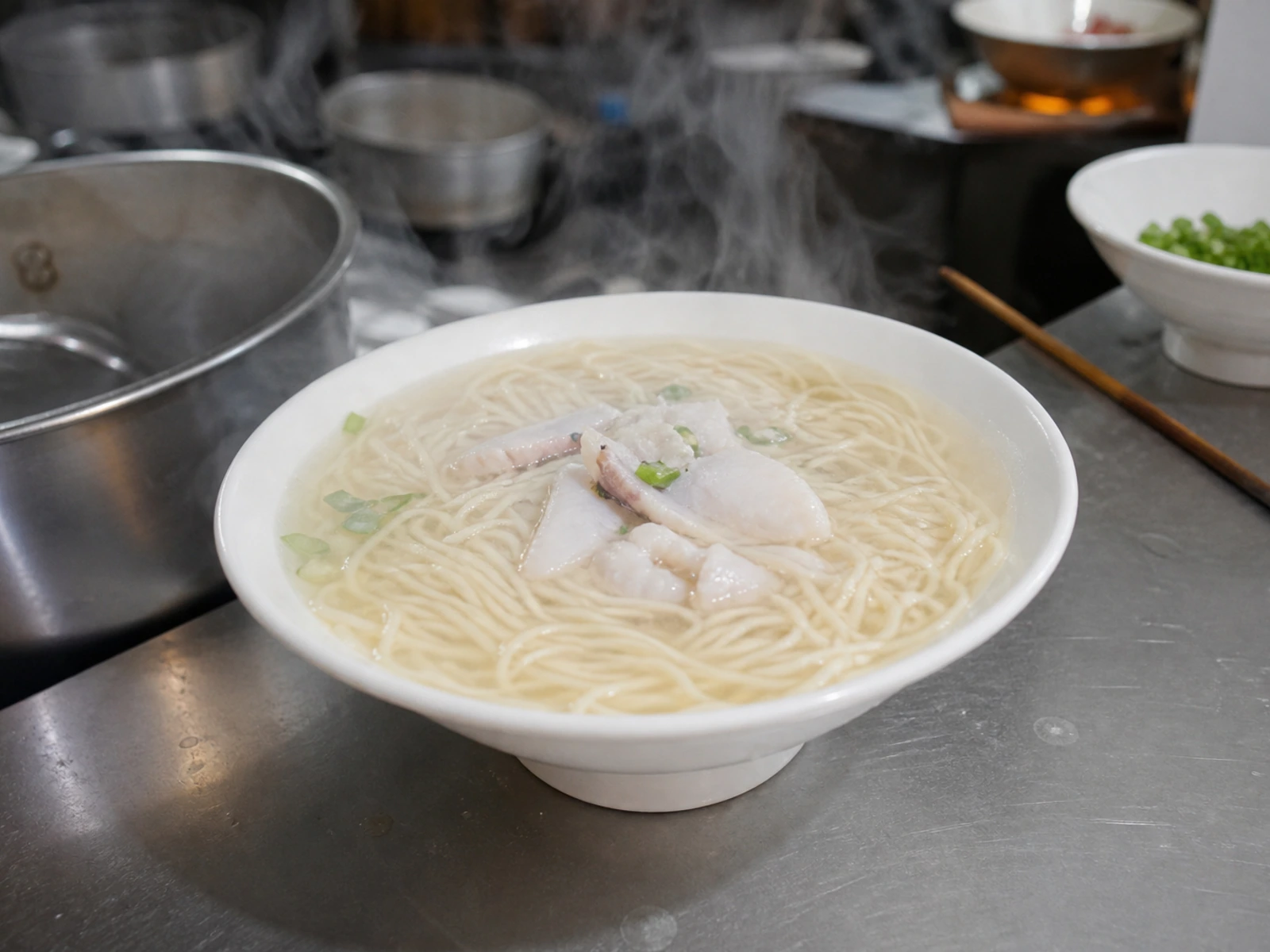 Fish noodles in Nantong