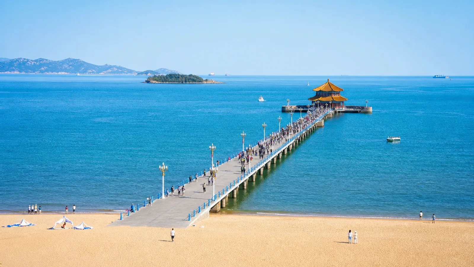 Zhanqiao Pier in Qingdao