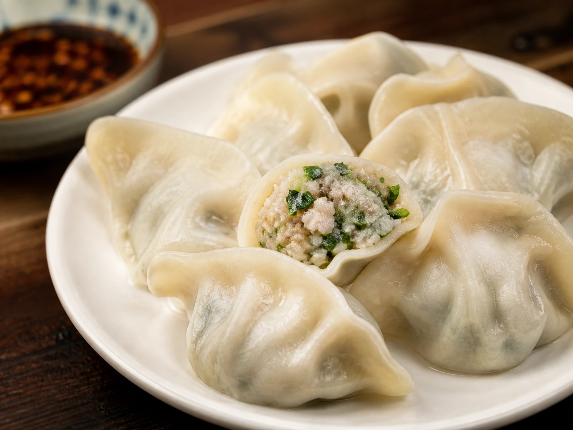 Spanish mackerel dumplings in Qingdao