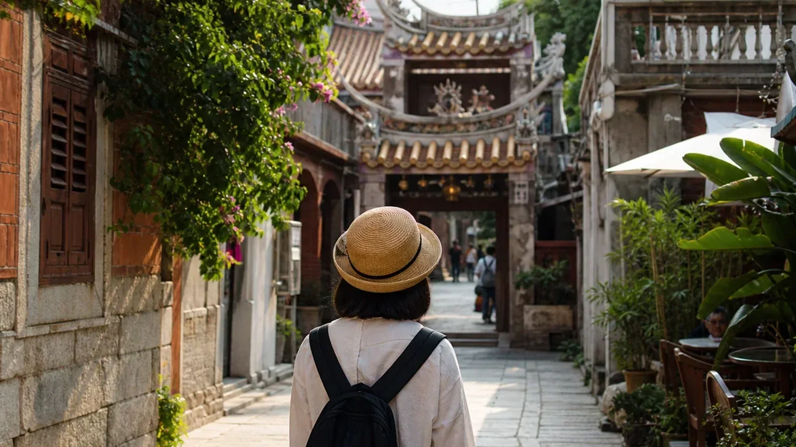 Maritime old-town walking in Quanzhou
