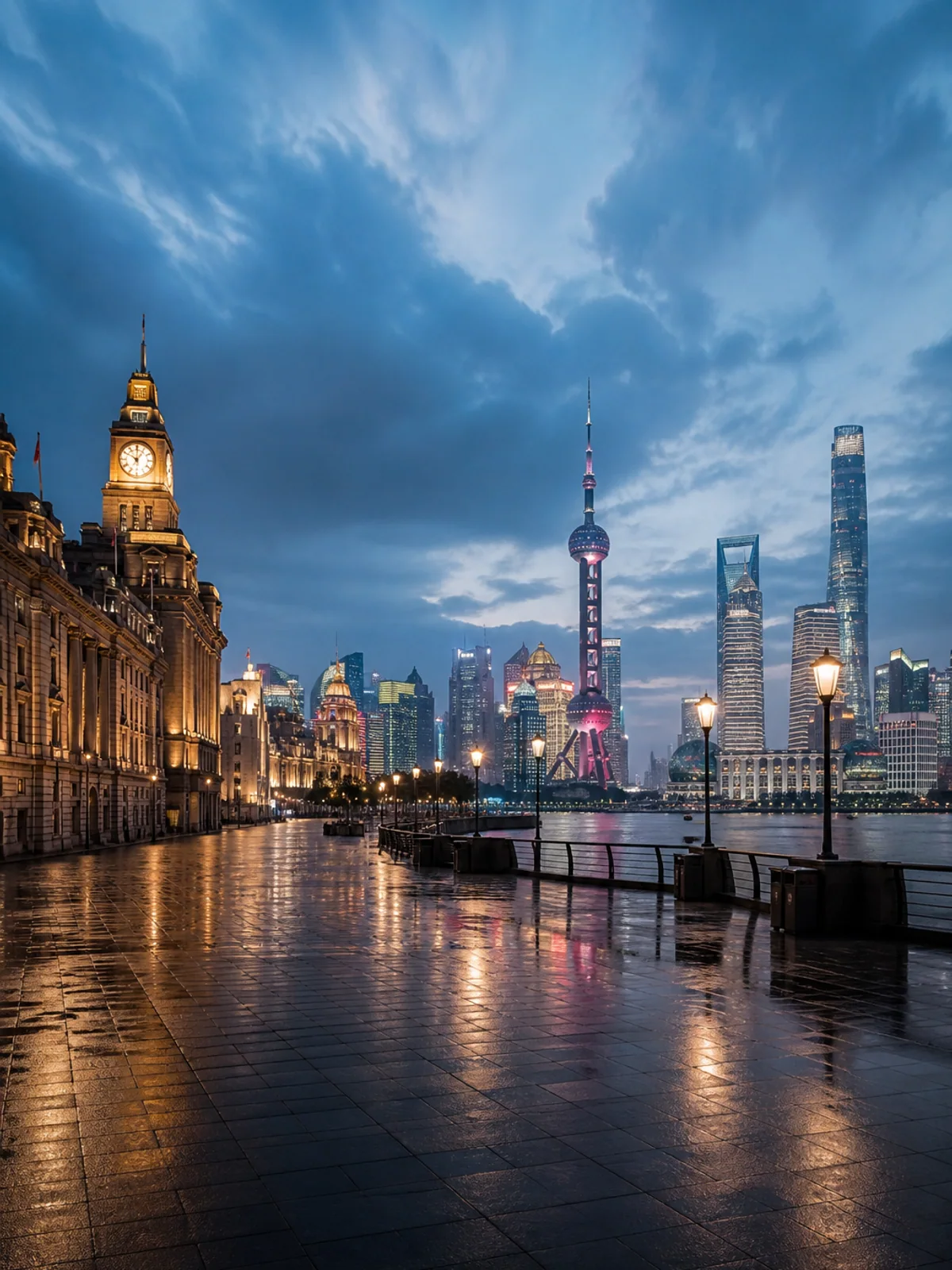 The Bund in Shanghai