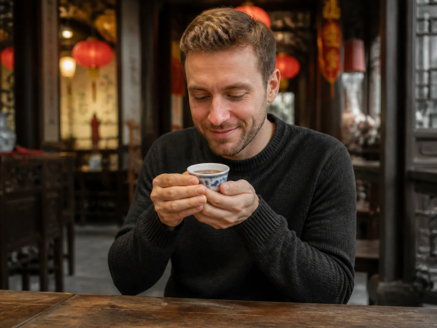 Traveler warming wine cup