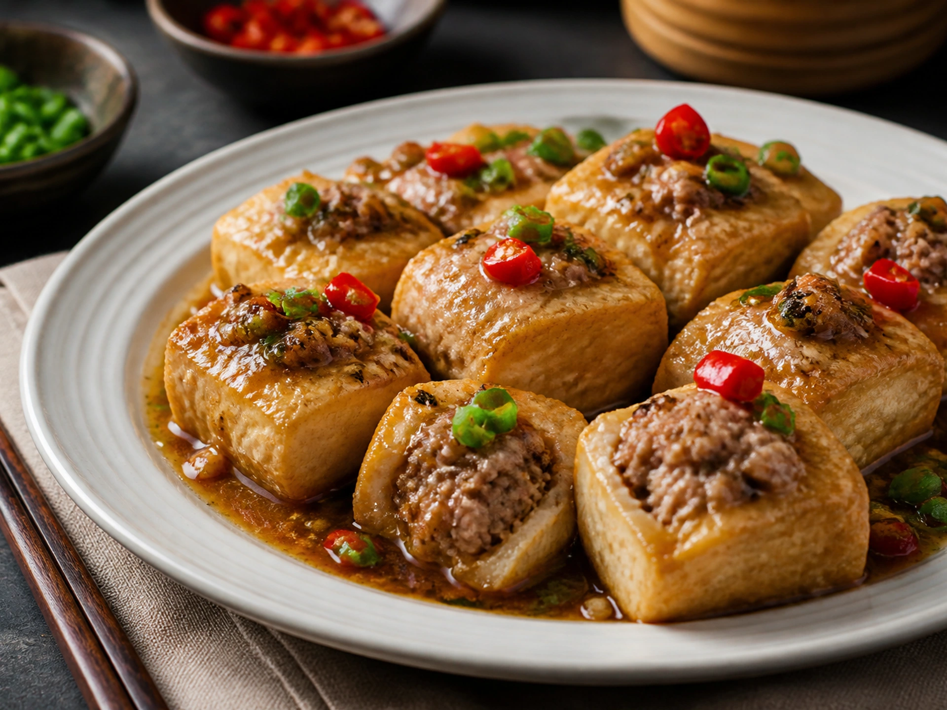 Hakka stuffed tofu in Shenzhen