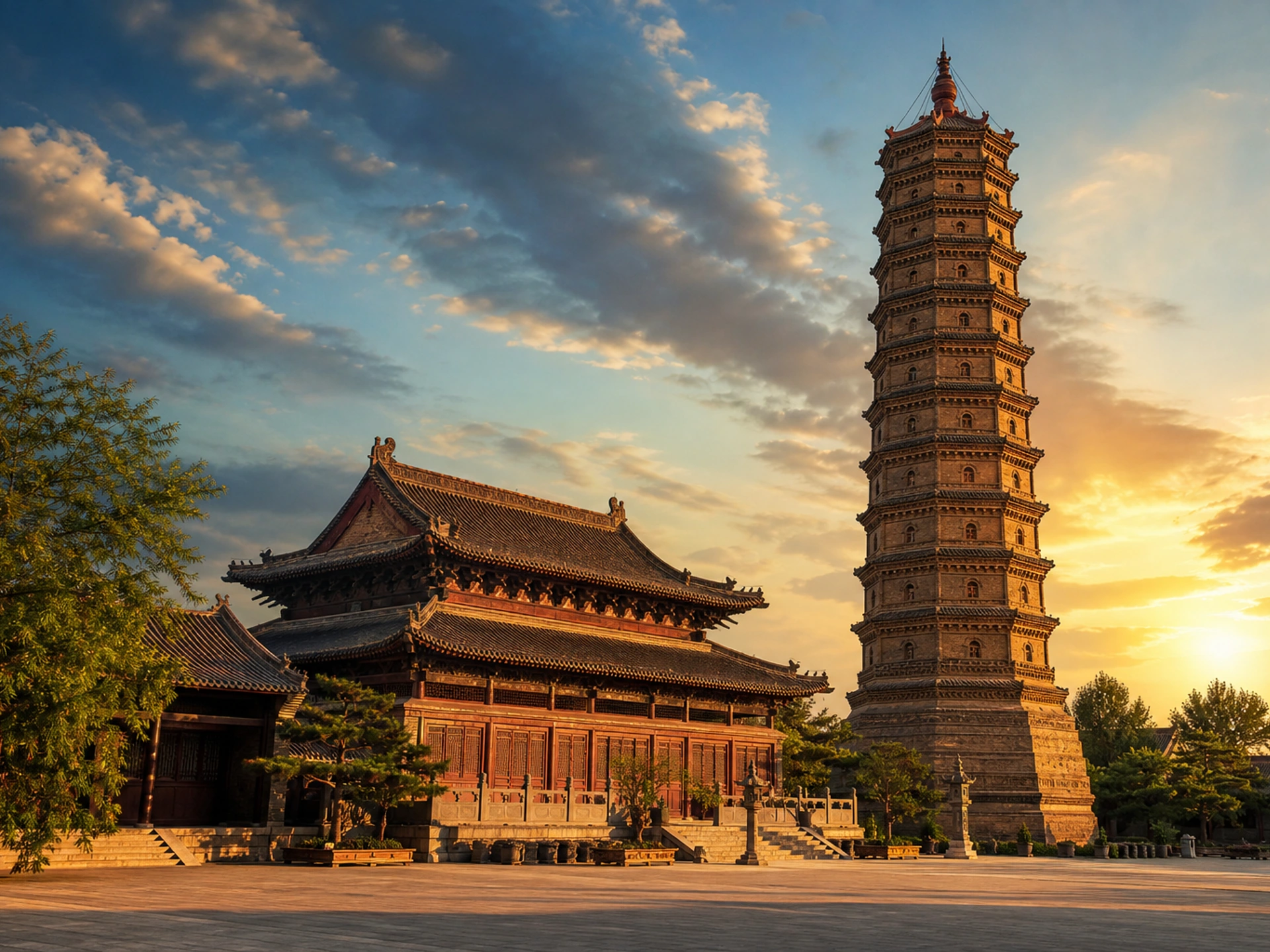 Longxing Temple in Shijiazhuang