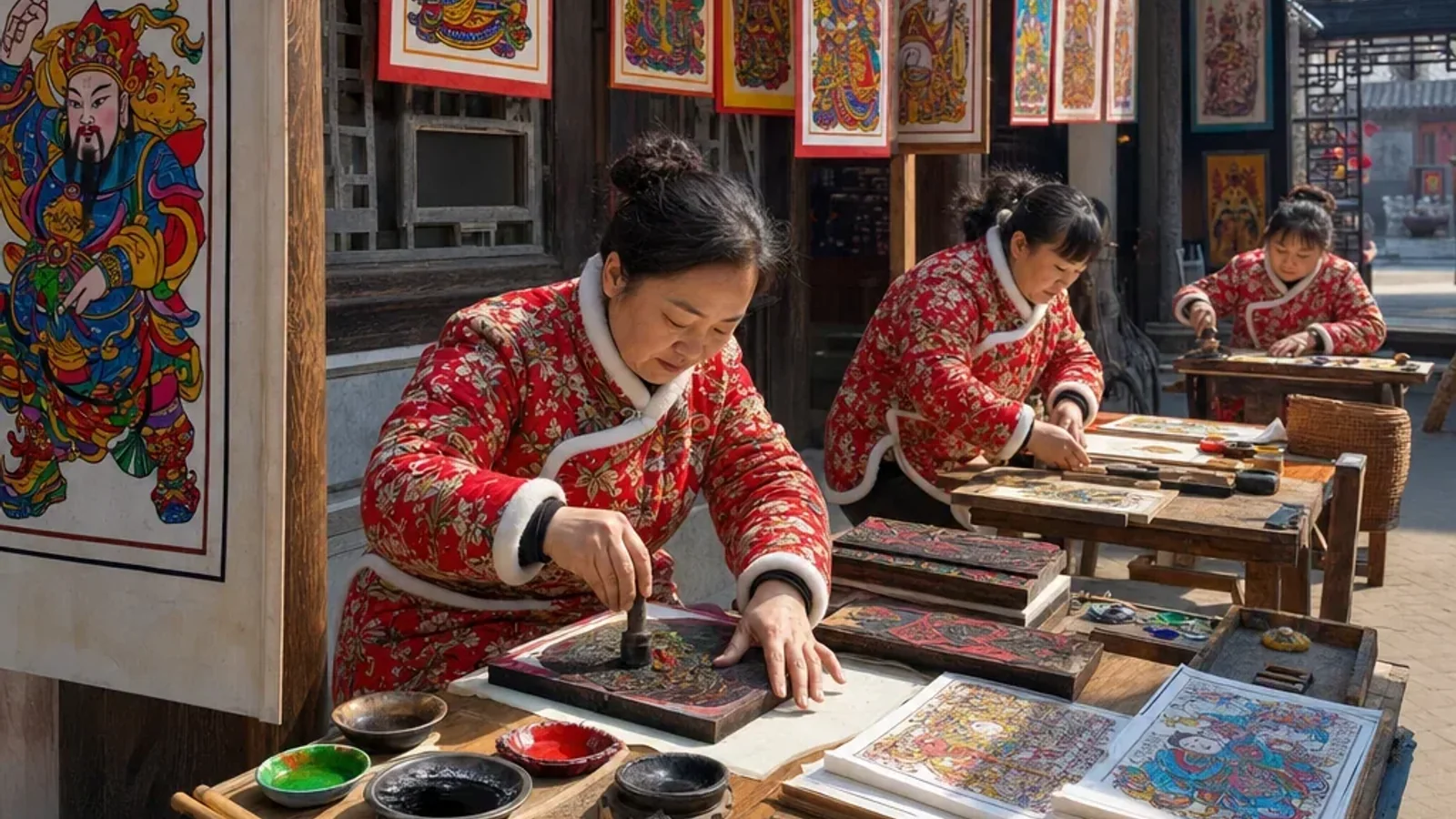 Yangjiabu Folk Art Village in Weifang