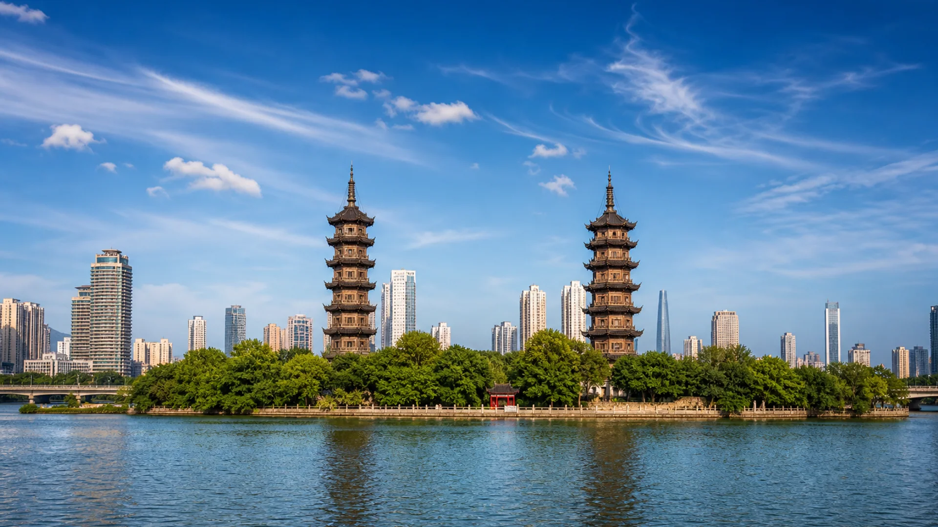 Jiangxin Island in Wenzhou
