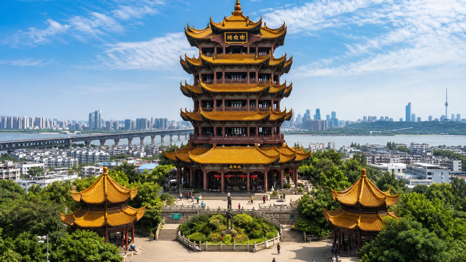 Yellow Crane Tower in Wuhan