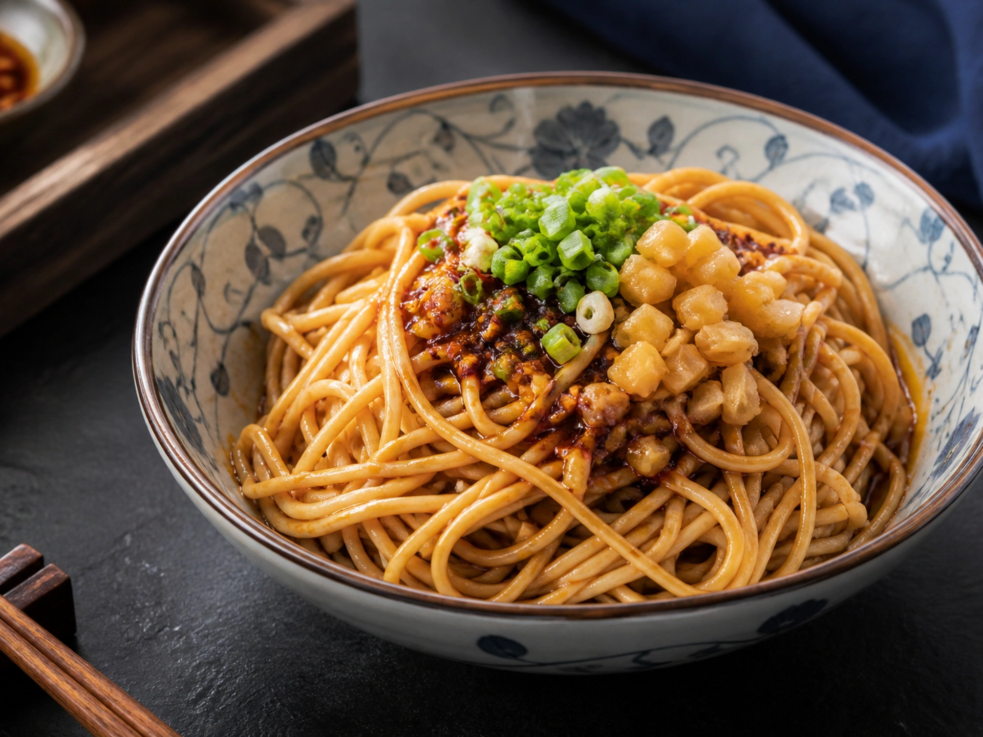 Hot dry noodles in Wuhan
