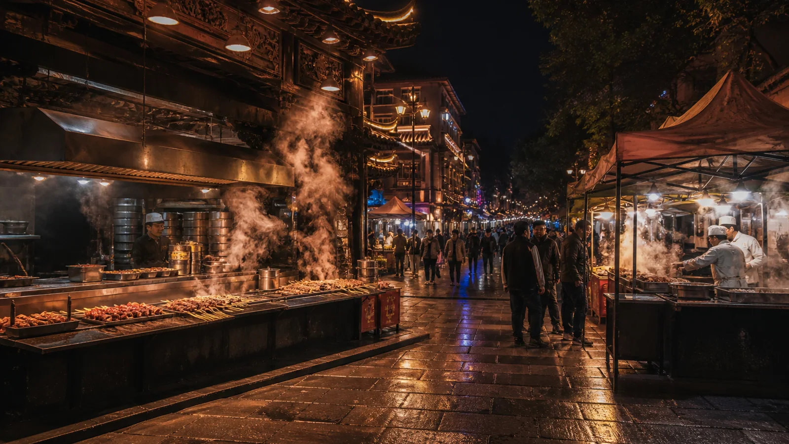 Muslim Quarter nights in Xi'an