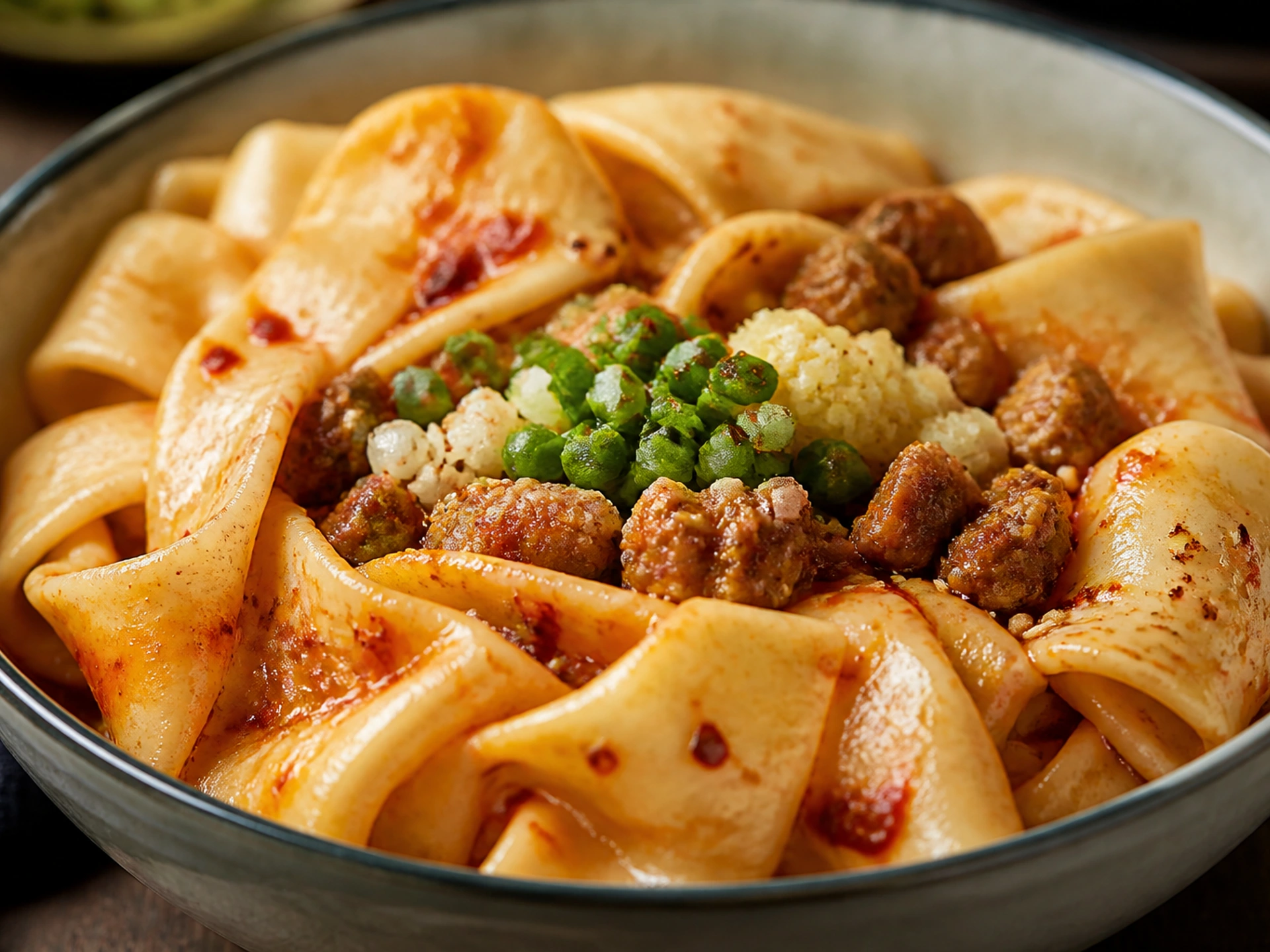 Biangbiang noodles in Xi'an