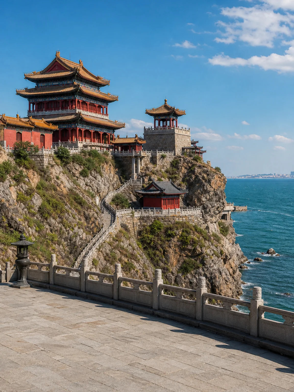 Penglai Pavilion in Yantai