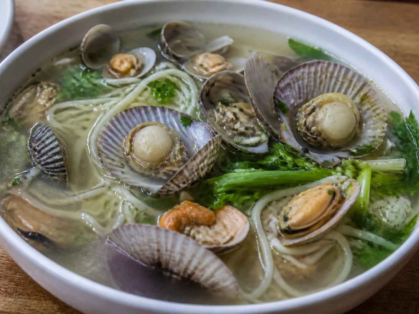 Seafood noodles in Yantai