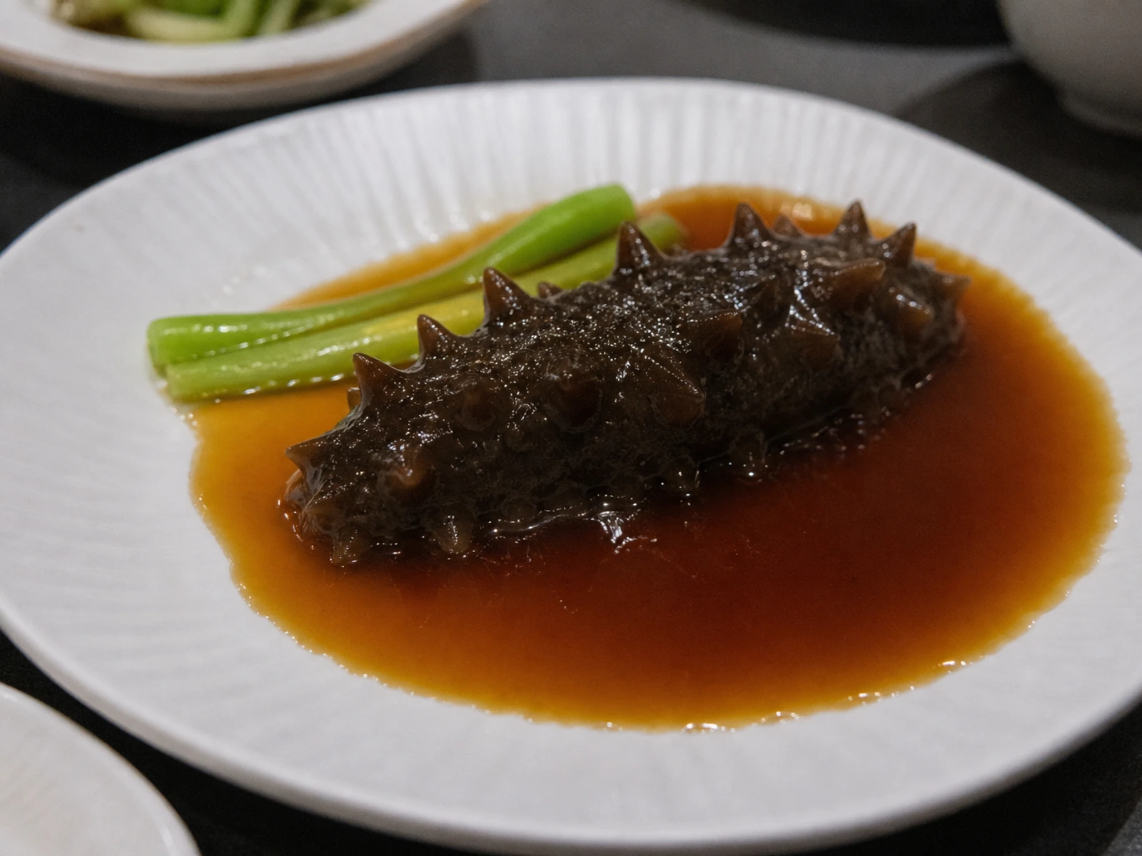 Braised sea cucumber in Yantai