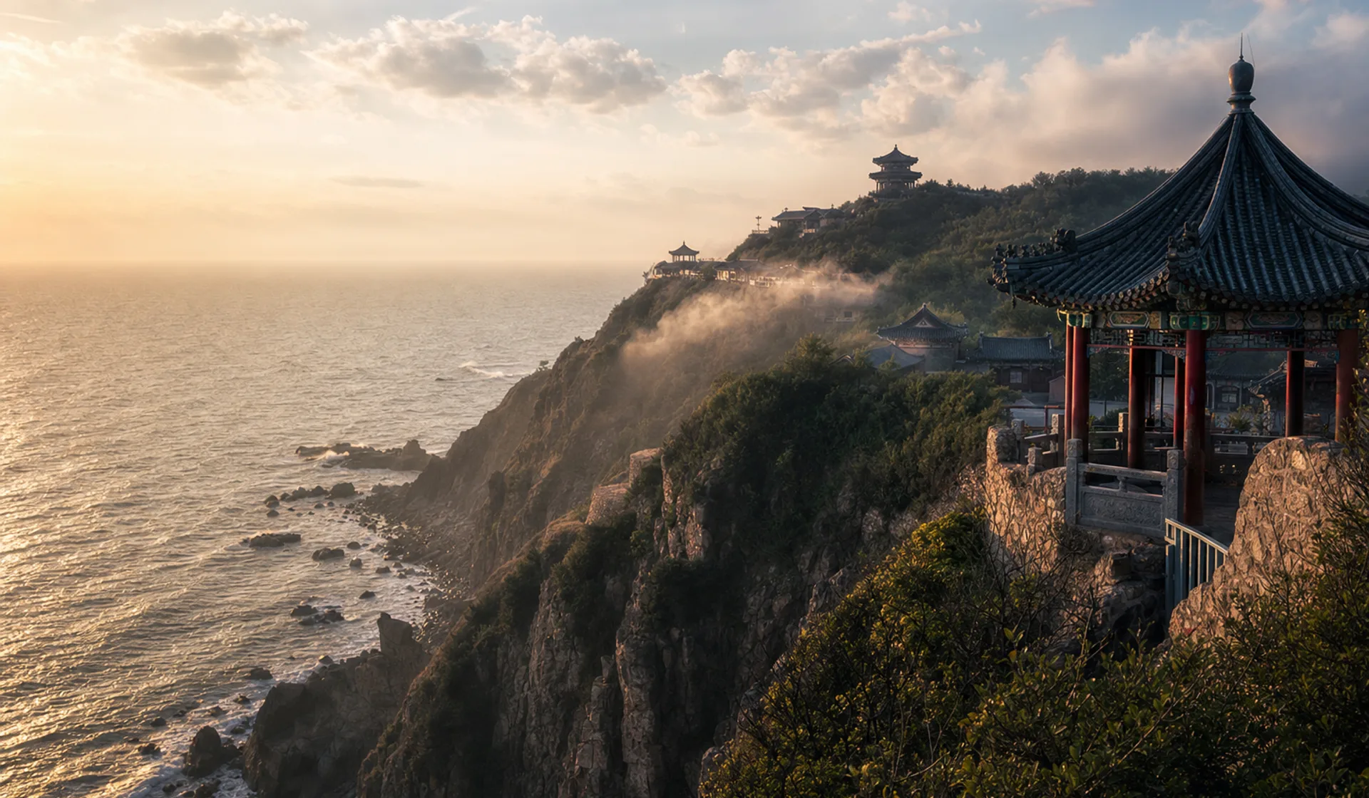 Penglai Pavilion in Yantai